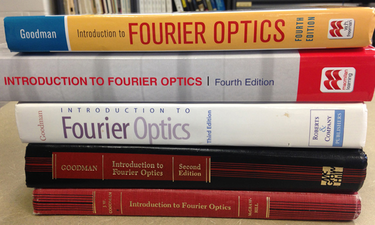 Introduction to Fourier Optics: Goodman, Joseph