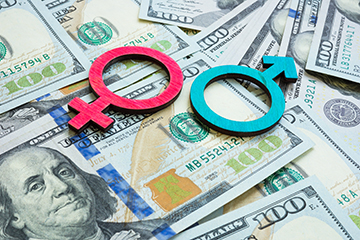 Gender symbols and the US currency