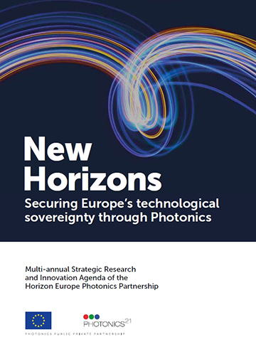 Cover of December 2020 Photonics21 roadmap