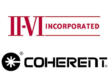II-VI and Coherent logos