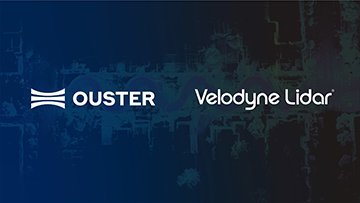 Ouster and Velodyne logo image