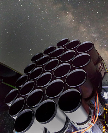Dragonfly telescope optics