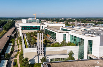 aerial shot of ASML headquarters