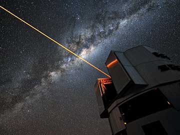 laser at observatory