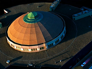 aerial view of ALS dome