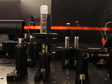 photo of laser in lab