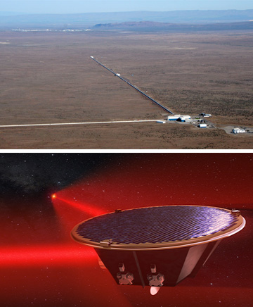 Earth-based LIGO and LISA observatory