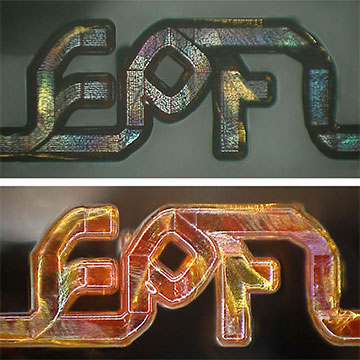 Fabricated EPFL logo