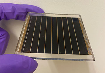 A perovskite solar module