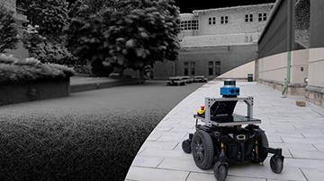 A wheeled robot