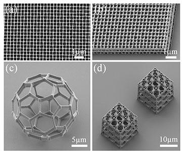 3D printed nanostructures