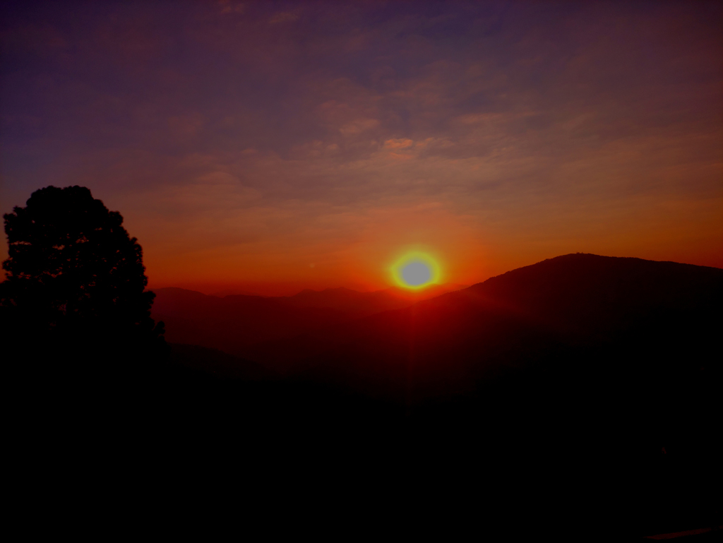 Sunset over the Himalayas thumbnail