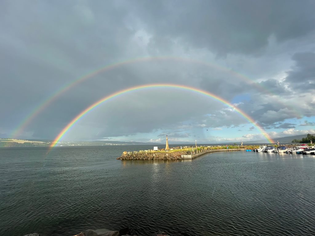 Rainbow over Lake Mjøsa thumbnail