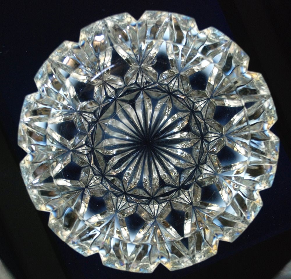 Carved glass bowl  thumbnail