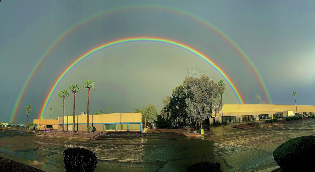 Alexander's Dark Band Between Two Rainbows thumbnail
