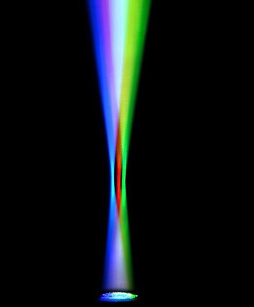 Colorful Laser Beams