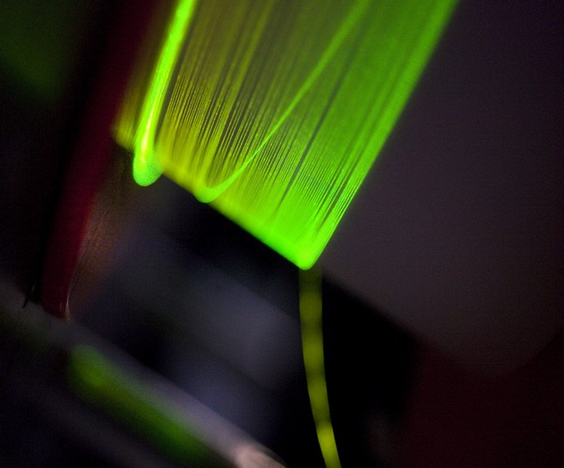 Green Laser Scattering